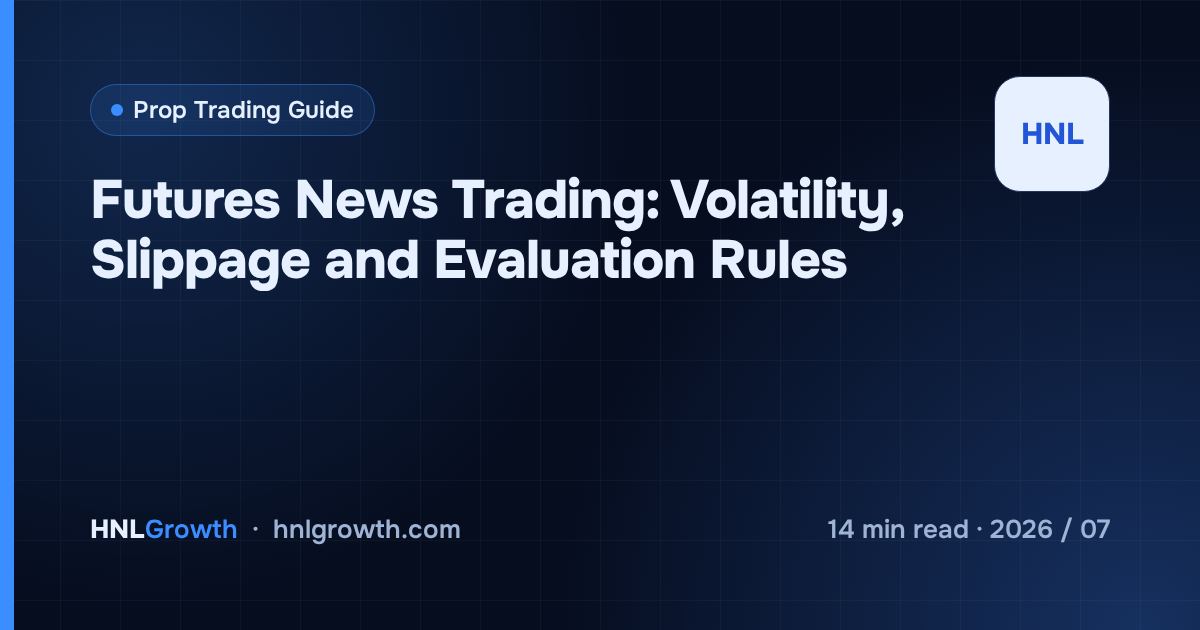 Futures News Trading: Volatility, Slippage and Evaluation Rules — cover image