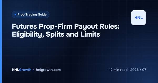 Futures Prop-Firm Payout Rules: Eligibility, Splits and Limits cover illustration