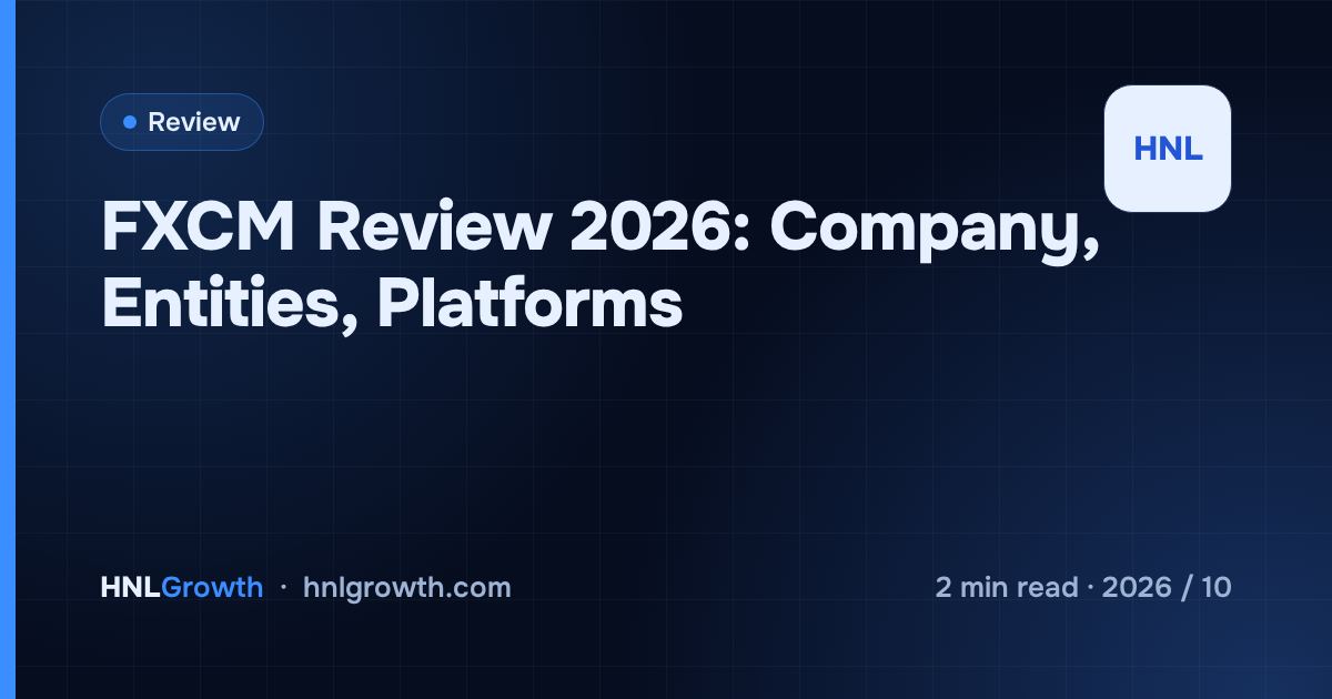 FXCM Review 2026: Company, Entities, Platforms — cover image