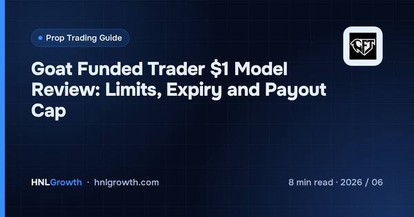 Goat Funded Trader $1 Model Review: Limits, Expiry and Payout Cap cover illustration