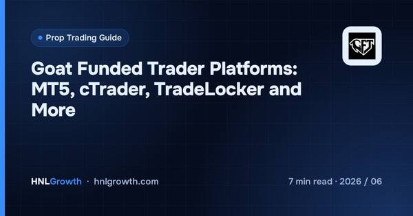 Goat Funded Trader Platforms: MT5, cTrader, TradeLocker and More cover illustration