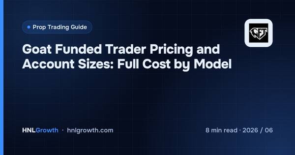 Goat Funded Trader Pricing and Account Sizes: Full Cost by Model cover illustration