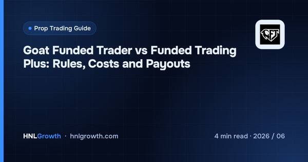 Goat Funded Trader vs Funded Trading Plus: Rules, Costs and Payouts cover illustration