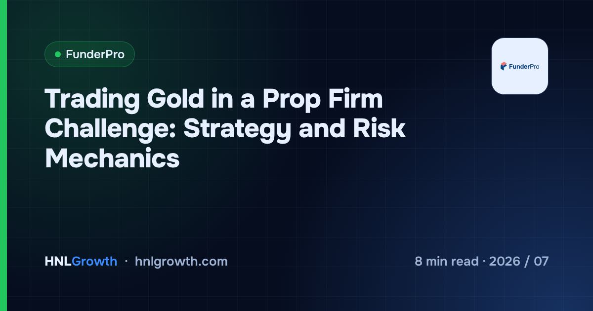 Trading Gold in a Prop Firm Challenge: Strategy and Risk Mechanics — cover image