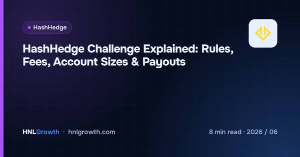 HashHedge Challenge Explained: Rules, Fees, Account Sizes & Payouts cover illustration
