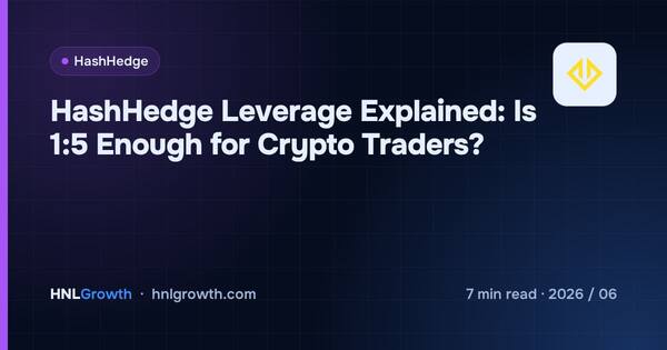 HashHedge Leverage Explained: Is 1:5 Enough for Crypto Traders? cover illustration