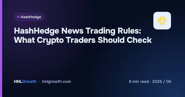 HashHedge News Trading Rules: What Crypto Traders Should Check cover illustration