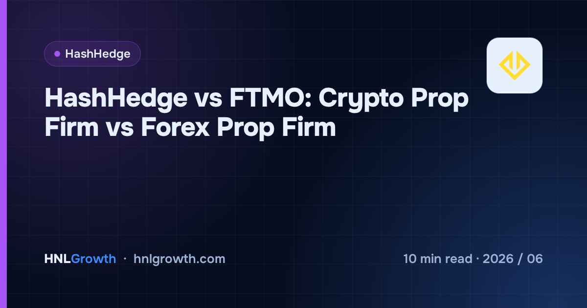 HashHedge vs FTMO: Crypto Prop Firm vs Forex Prop Firm — cover image