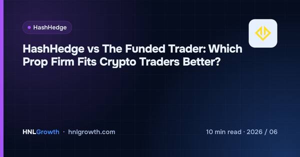 HashHedge vs The Funded Trader: Which Prop Firm Fits Crypto Traders Better? cover illustration