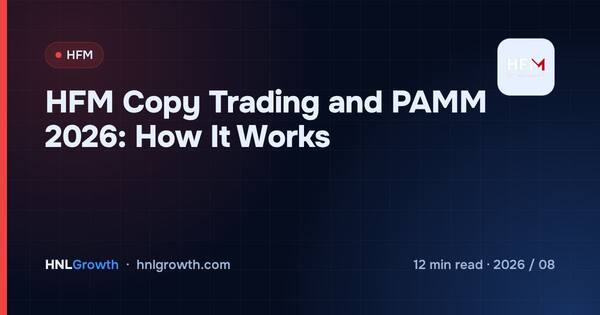 HFM Copy Trading and PAMM 2026: How It Works cover illustration