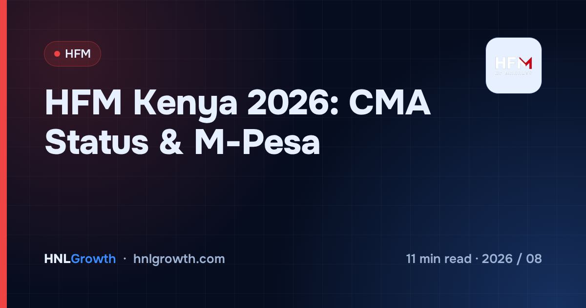 HFM Kenya 2026: CMA Status & M-Pesa — cover image