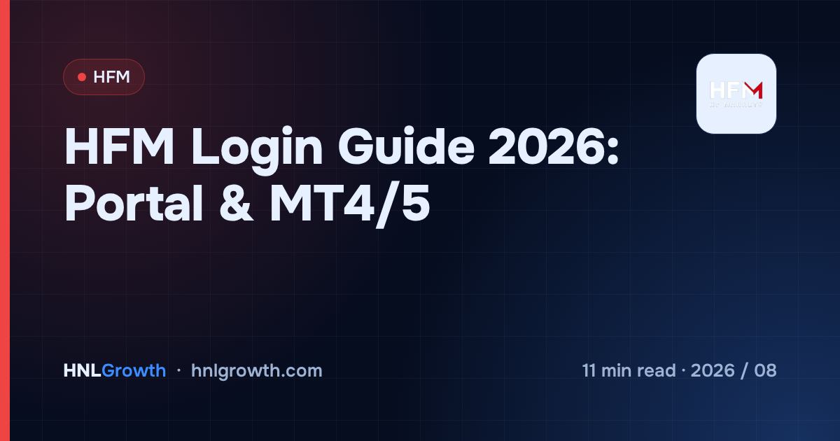 HFM Login Guide 2026: Portal & MT4/5 — cover image