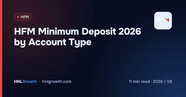 HFM Minimum Deposit 2026 by Account Type cover illustration