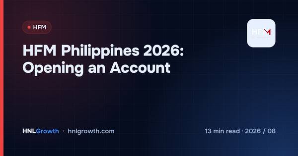 HFM Philippines 2026: Opening an Account cover illustration