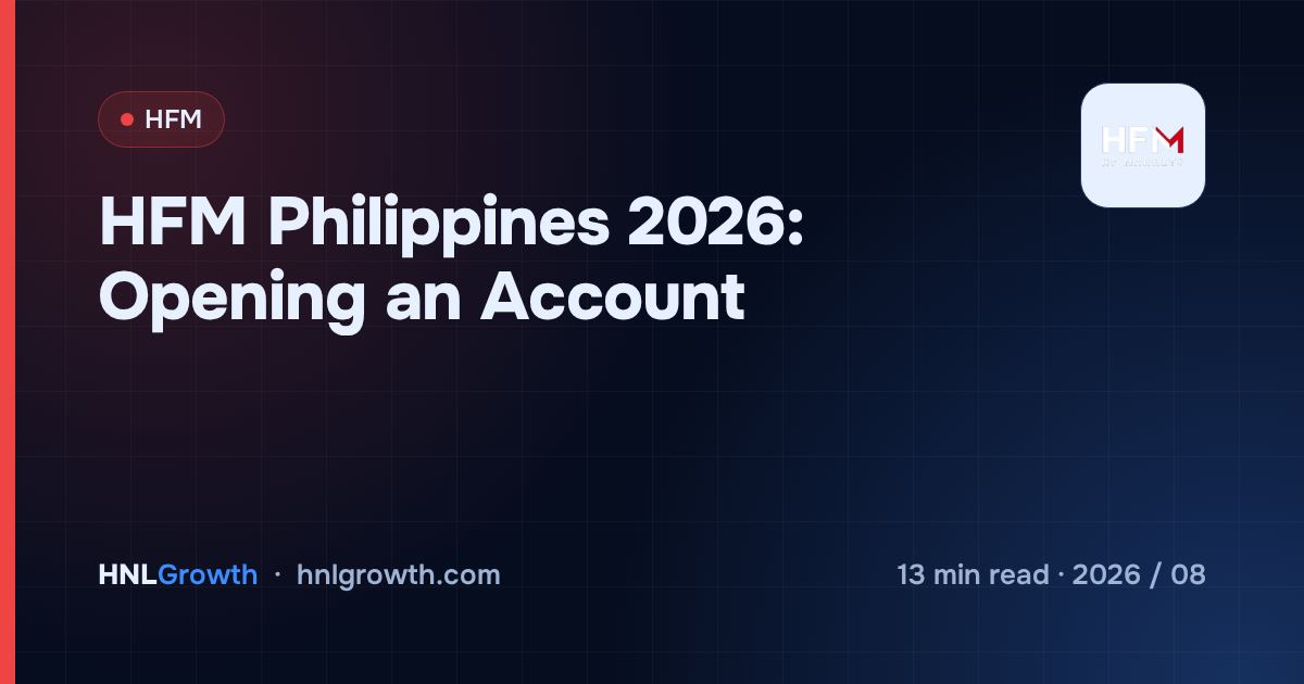 HFM Philippines 2026: Opening an Account — cover image