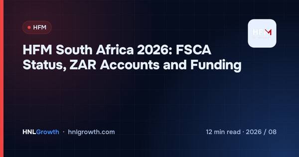 HFM South Africa 2026: FSCA Status, ZAR Accounts and Funding cover illustration