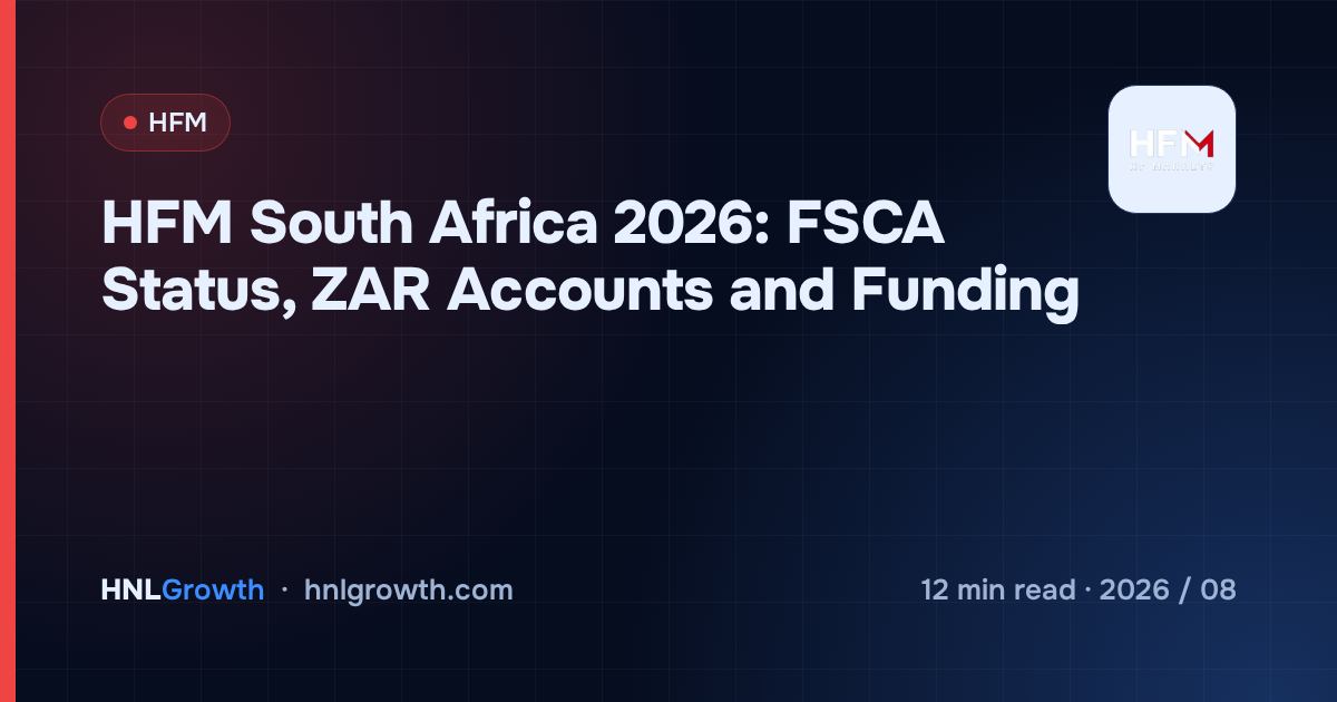 HFM South Africa 2026: FSCA Status, ZAR Accounts and Funding — cover image