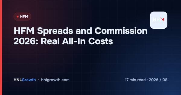 HFM Spreads and Commission 2026: Real All-In Costs cover illustration