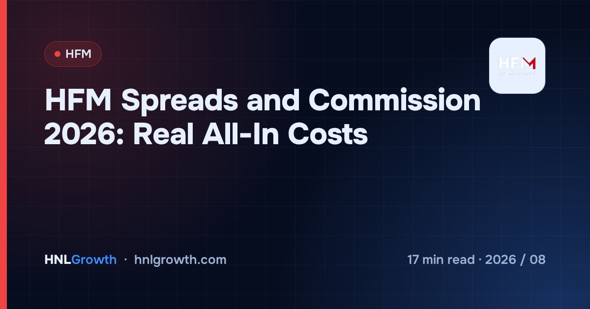 HFM Spreads and Commission 2026: Real All-In Costs — cover image
