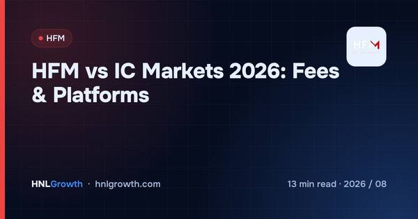 HFM vs IC Markets 2026: Fees & Platforms cover illustration