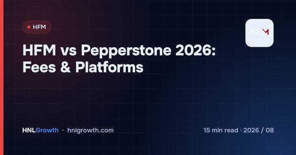 HFM vs Pepperstone 2026: Fees & Platforms cover illustration