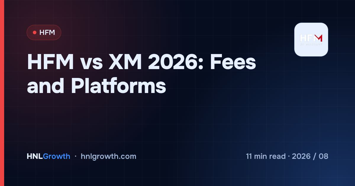 HFM vs XM 2026: Fees and Platforms — cover image