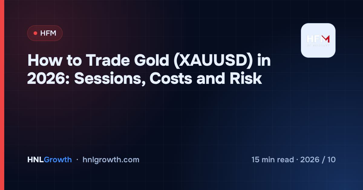 How to Trade Gold (XAUUSD) in 2026: Sessions, Costs and Risk — cover image