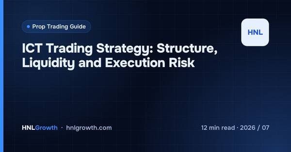 ICT Trading Strategy: Structure, Liquidity and Execution Risk cover illustration