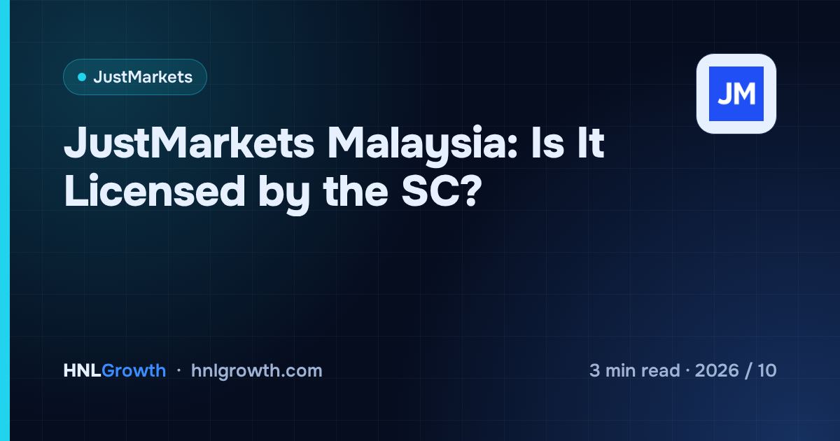 JustMarkets Malaysia: Is It Licensed by the SC? — cover image