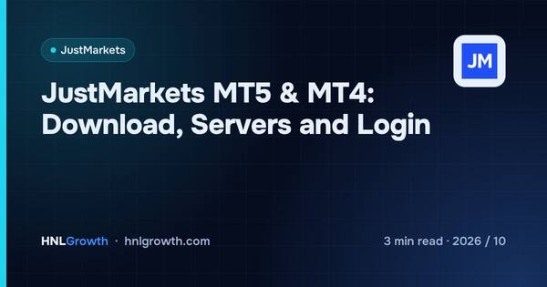 JustMarkets MT5 & MT4: Download, Servers and Login cover illustration