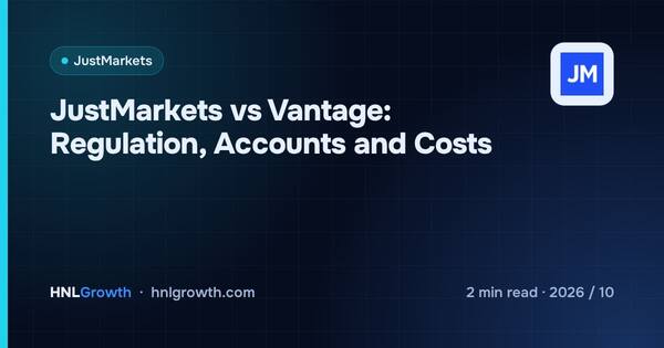 JustMarkets vs Vantage: Regulation, Accounts and Costs cover illustration