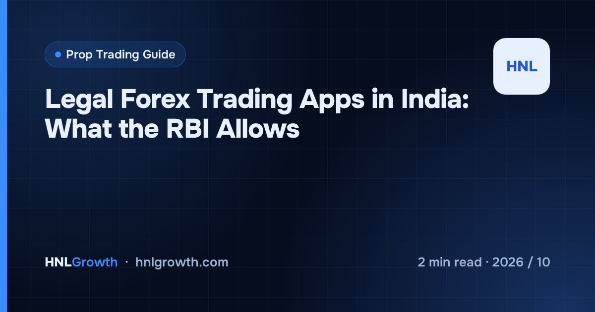 Legal Forex Trading Apps in India: What the RBI Allows — cover image