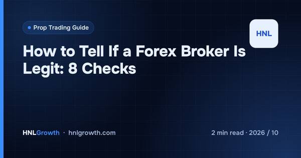 How to Tell If a Forex Broker Is Legit: 8 Checks cover illustration