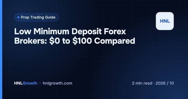 Low Minimum Deposit Forex Brokers: $0 to $100 Compared cover illustration