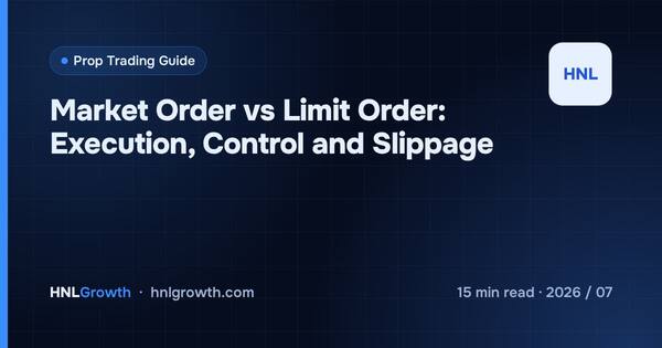 Market Order vs Limit Order: Execution, Control and Slippage cover illustration