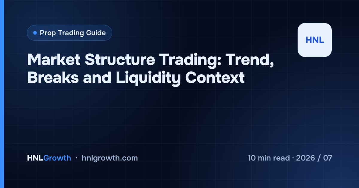 Market Structure Trading: Trend, Breaks and Liquidity Context — cover image