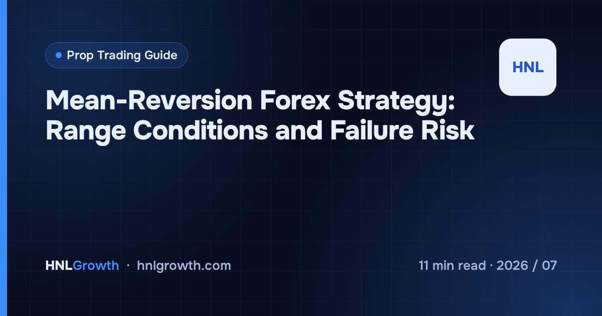 Mean-Reversion Forex Strategy: Range Conditions and Failure Risk — cover image