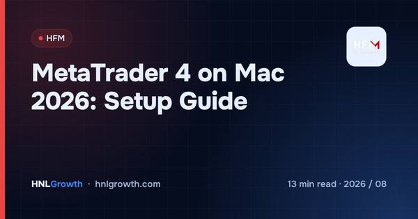 MetaTrader 4 on Mac 2026: Setup Guide cover illustration