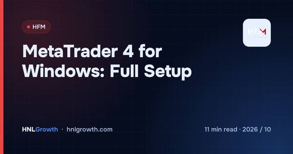MetaTrader 4 for Windows: Full Setup cover illustration
