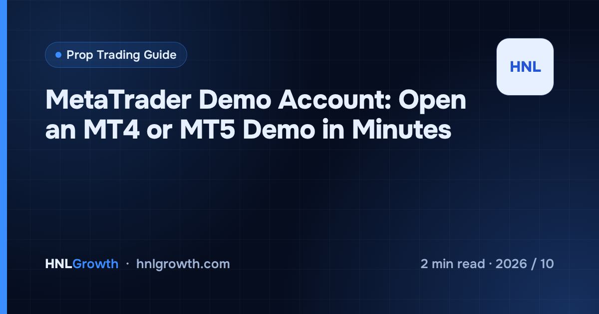 MetaTrader Demo Account: Open an MT4 or MT5 Demo in Minutes — cover image