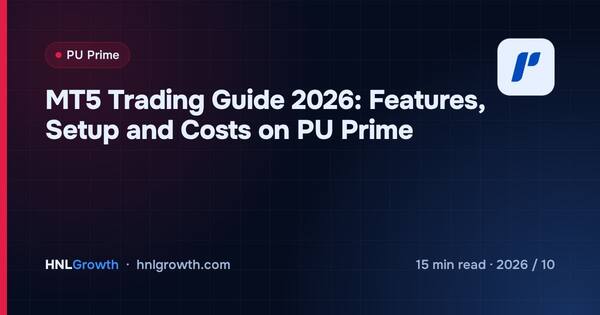 MT5 Trading Guide 2026: Features, Setup and Costs on PU Prime cover illustration