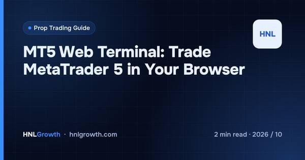 MT5 Web Terminal: Trade MetaTrader 5 in Your Browser cover illustration