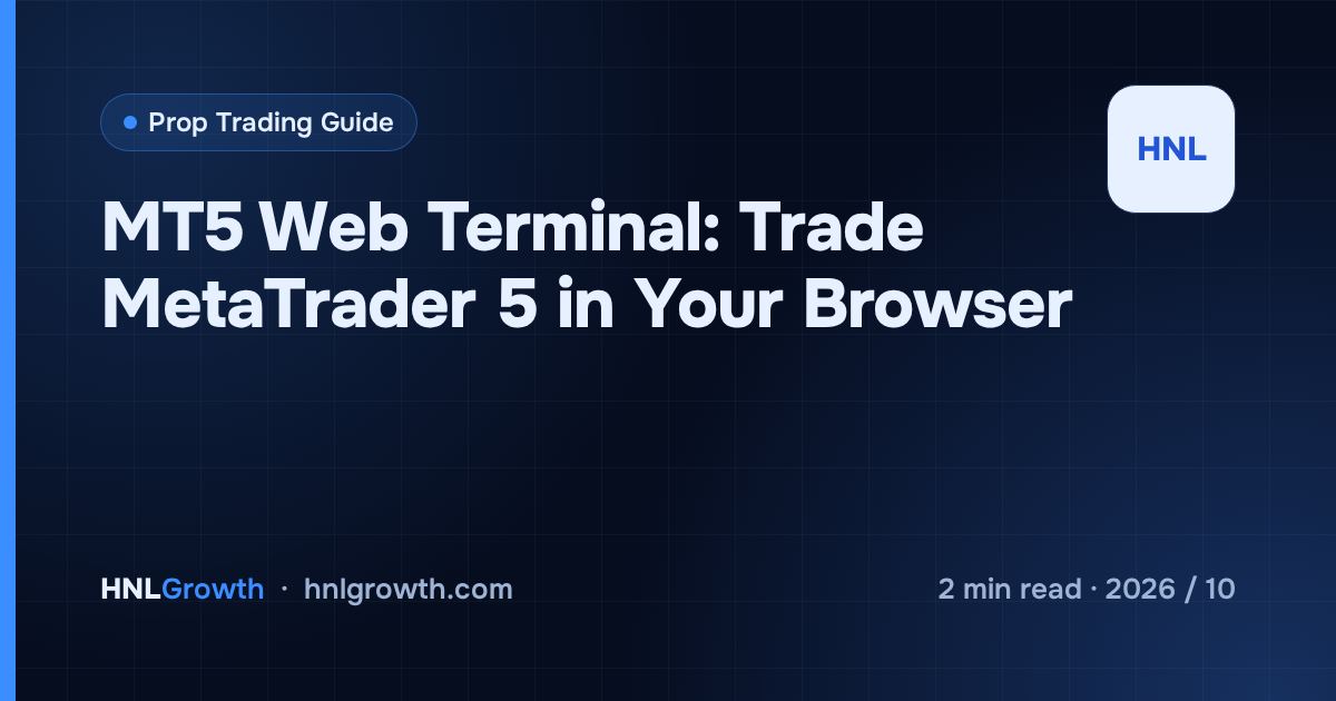 MT5 Web Terminal: Trade MetaTrader 5 in Your Browser — cover image