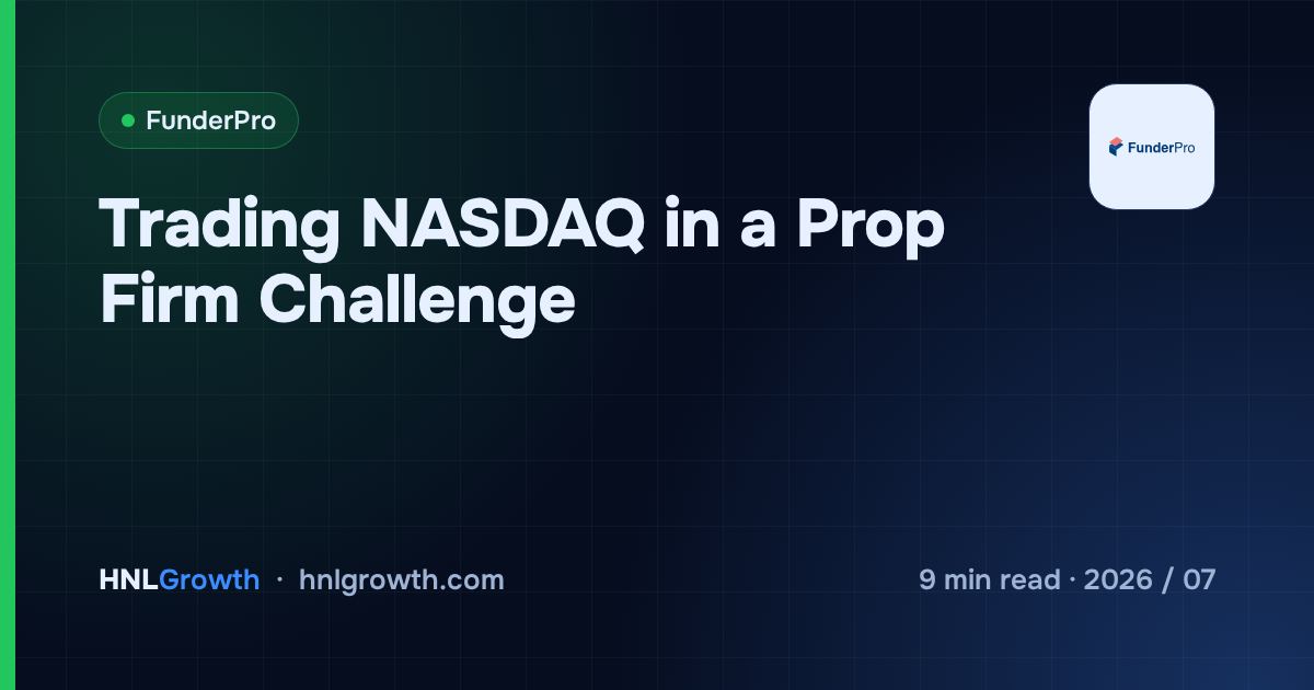 Trading NASDAQ in a Prop Firm Challenge — cover image
