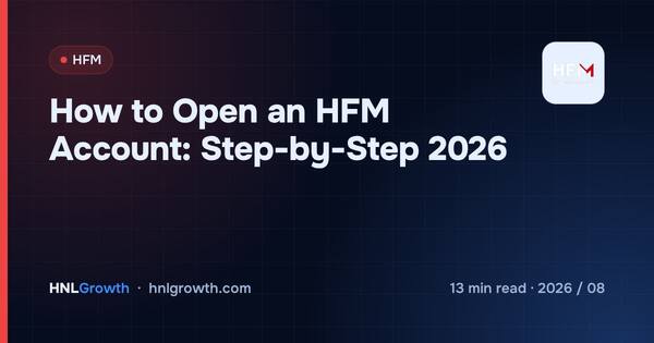 How to Open an HFM Account: Step-by-Step 2026 cover illustration