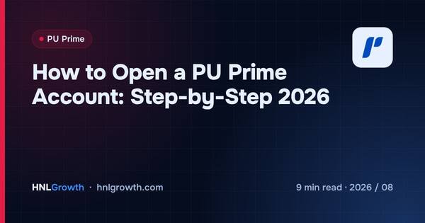 How to Open a PU Prime Account: Step-by-Step 2026 cover illustration