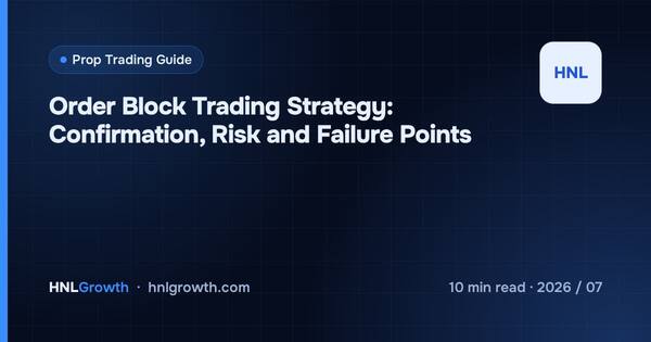 Order Block Trading Strategy: Confirmation, Risk and Failure Points cover illustration
