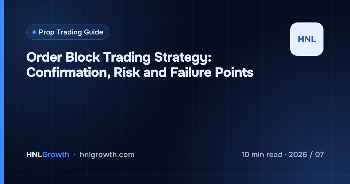 Order Block Trading Strategy: Confirmation, Risk and Failure Points — cover image