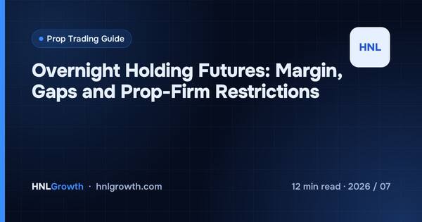 Overnight Holding Futures: Margin, Gaps and Prop-Firm Restrictions cover illustration