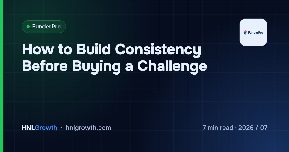 How to Build Consistency Before Buying a Challenge — cover image
